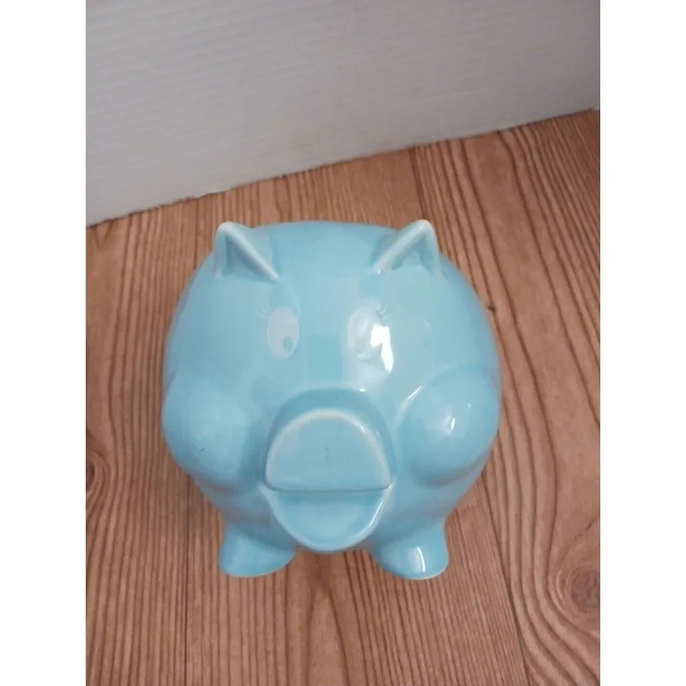 Blue Pig Piggie‎ Bank